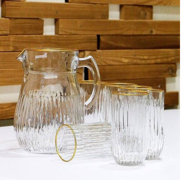 سرویس 7 پارچه پارچ و لیوان سولو