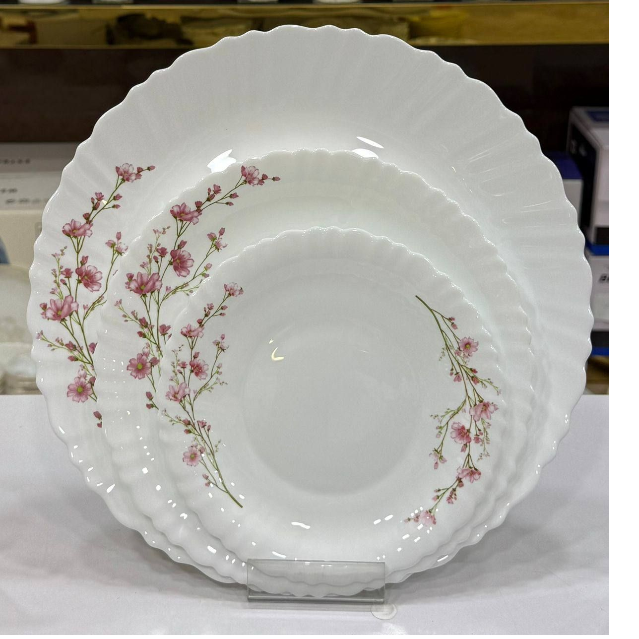 25 پارچه گلدن اپال قالب فرست طرح بهار صورتی