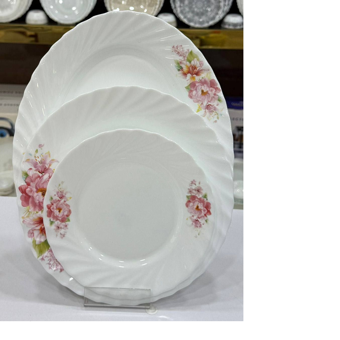 25 پارچه گلدن اپال قالب ویوطرح هلن صورتی