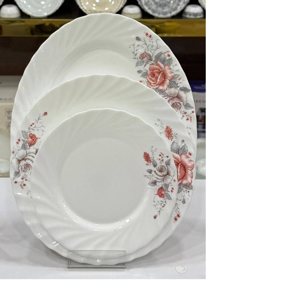 25 پارچه گلدن اپال قالب ویو طرح گلوریا صورتی