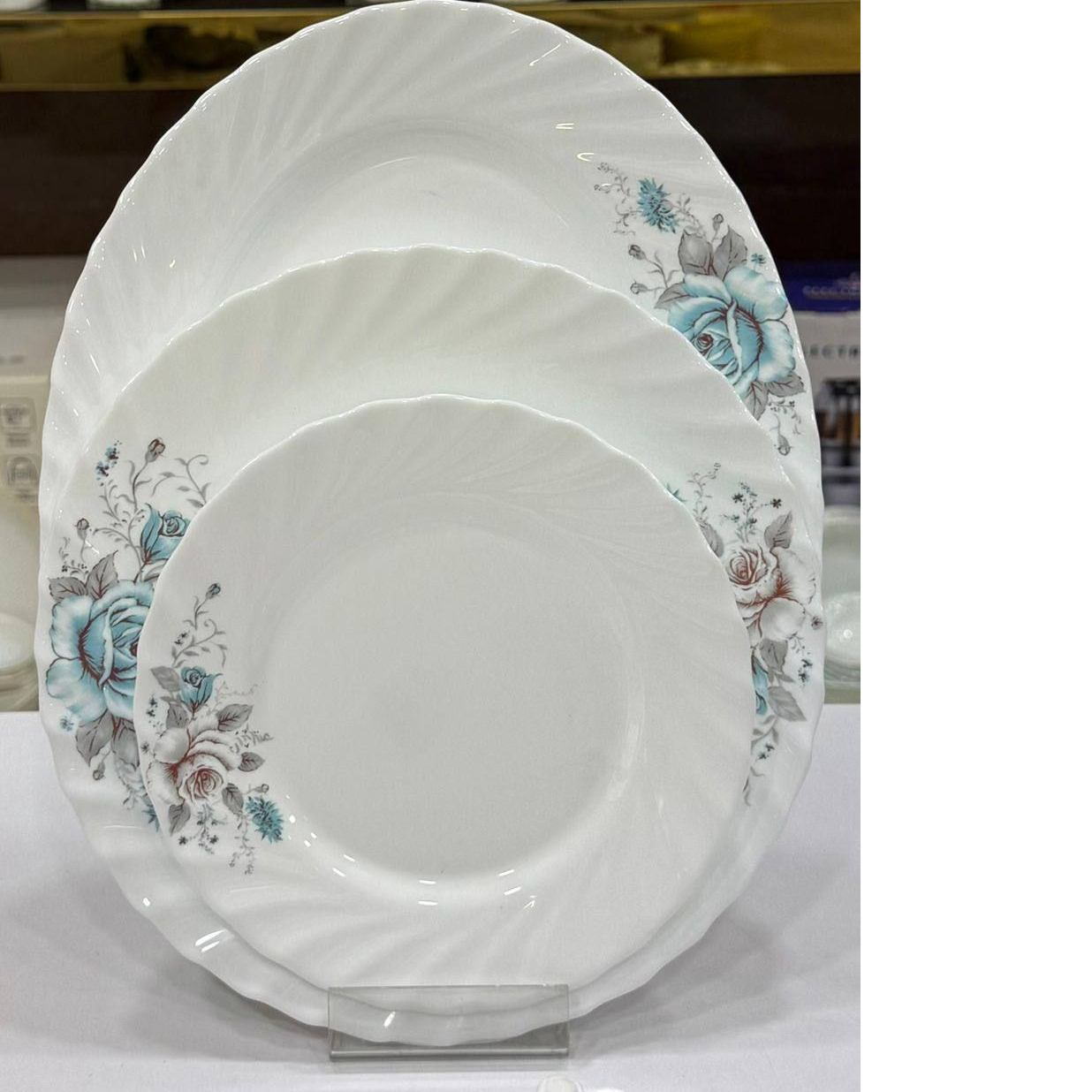 25 پارچه گلدن اپال قالب ویو طرح گلوریا سبز