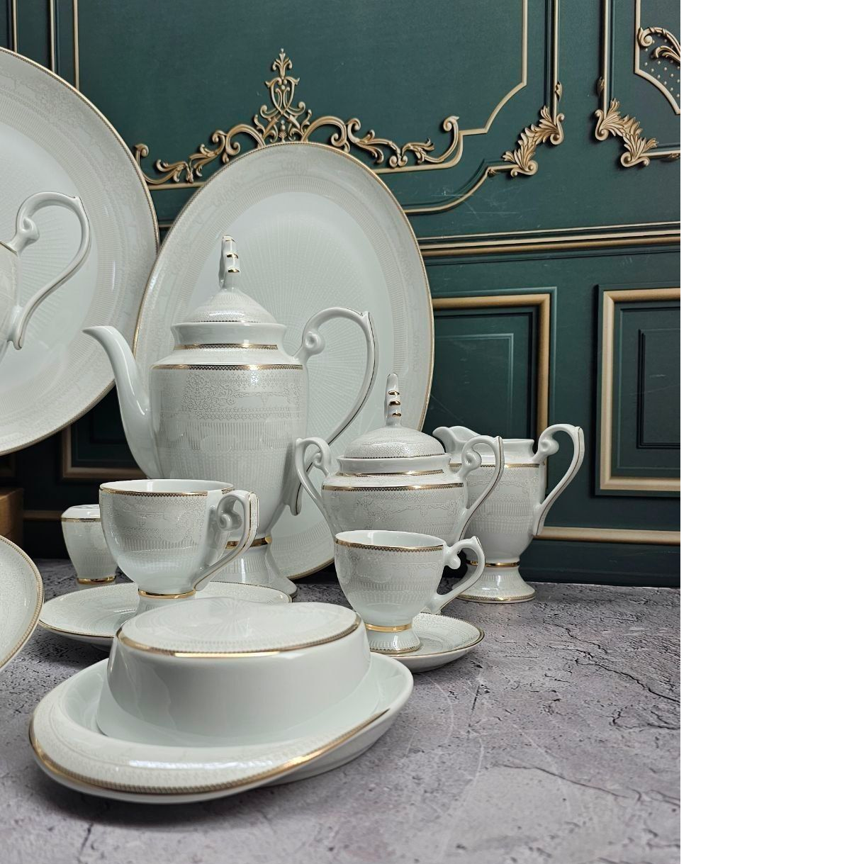 سرویس چینی 99 پارچه لورین طرح دیاکو