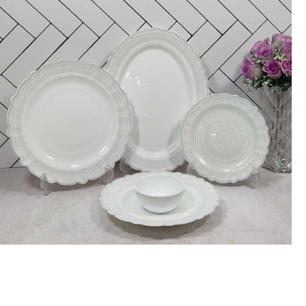 سرویس 25 پارچه 6 نفره آیروپال نلین خاکستری