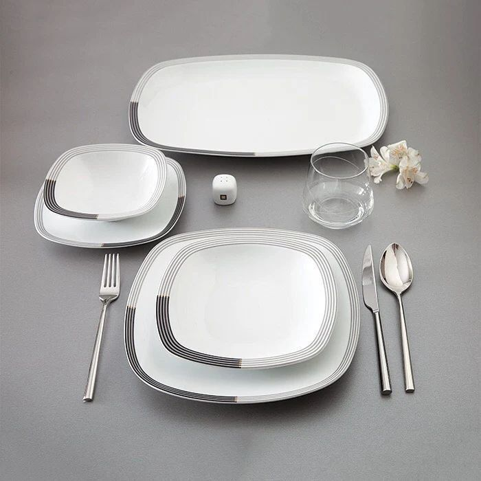 سرویس چینی زرین طرح وگاس 27 پارچه