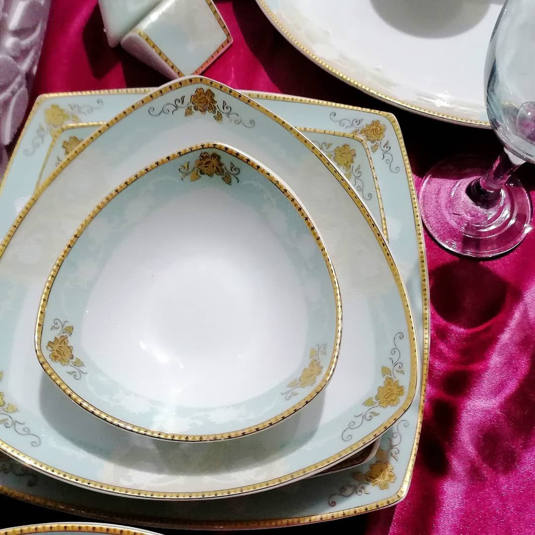 چینی پردیس طرح کاژین فیروزه 30 پارچه