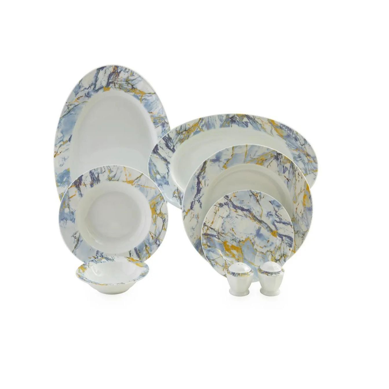 سرویس چینی زرین طرح گلداستون 29 پارچه