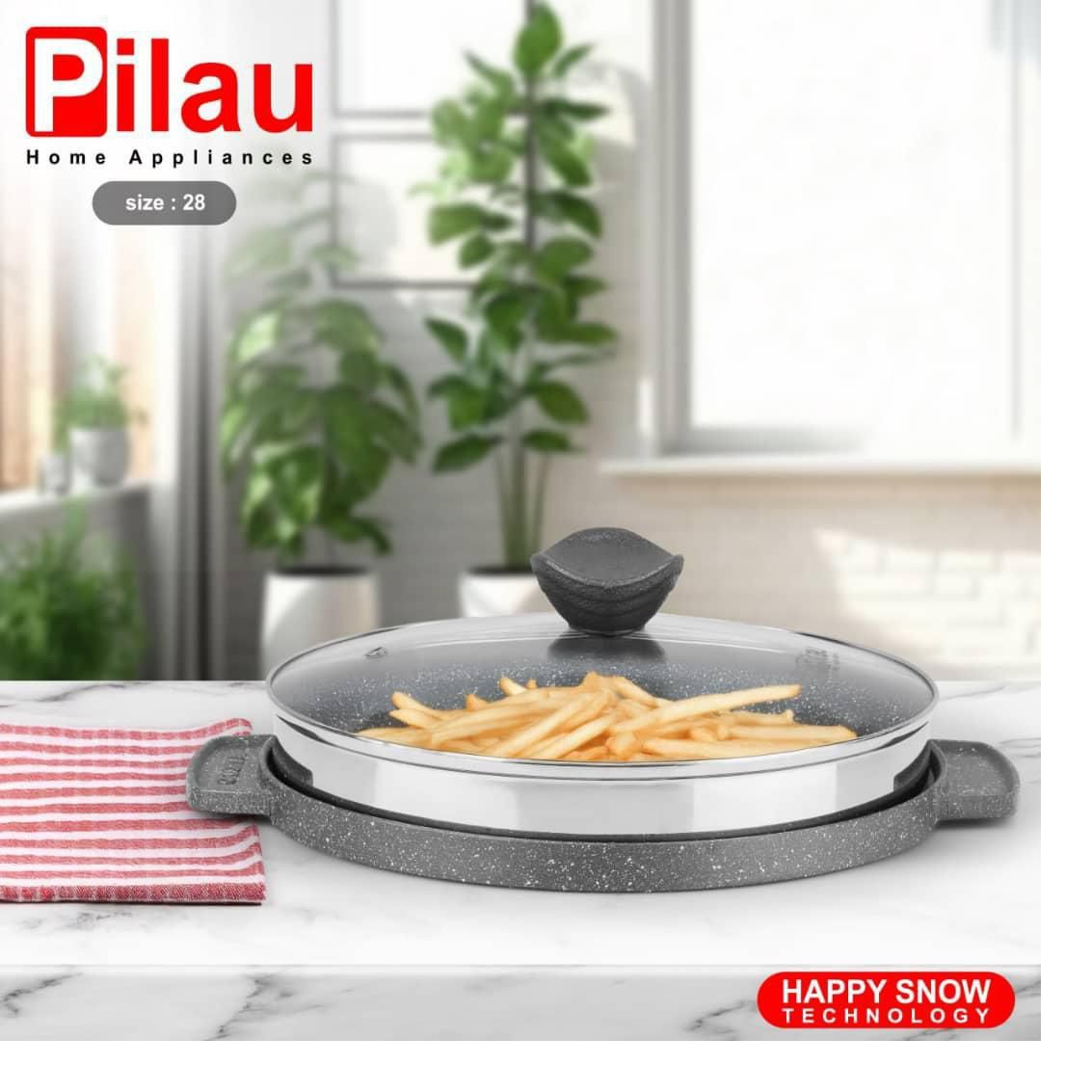 تابه گریل گرد درب دار